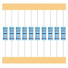 25Values 1W Metal Film Resistor Kit from 1Ohm to 1M Watt 1% Resistors Assortment
