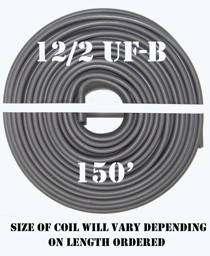 12/2 UF-B x 150′ Southwire Underground Feeder Cable