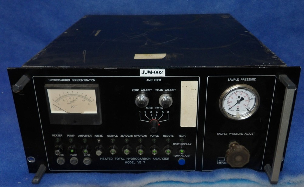 JUM Engineering JUM-002 VE 7 FID THC analyzer + 1 Year Warranty