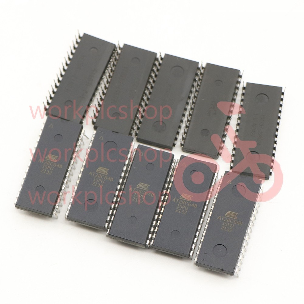10PCS NEW IC AT28C64 AT28C64B AT28C64B-15PU DIP-28 ATMEL #US