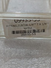 SMC 1/8 Tube x 1/8 NPT Male Elbow Push-In Pneumatic Fitting Industrial 47/ORDER