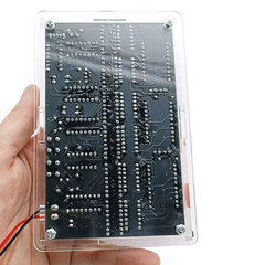 Digital Circuit Clock DIY Electronic Kit Electronic Clock Teaching Kit W/ Case