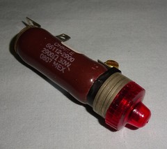 Cutler Hammer 115 EZC-R Red Pilot Lite 115V 449D187G13 Eaton 115EZCR NEW