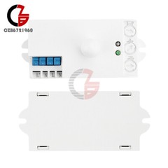 DC12-24V AC110-240V 5.8GHz Microwave Radar Sensor Body Motion HF Detector Switch