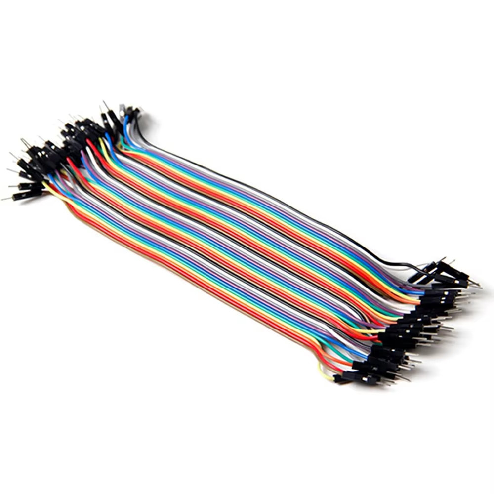 40x Dupont Cable Male Male 20cm Jumper Wire Arduino Raspberry Breadboard