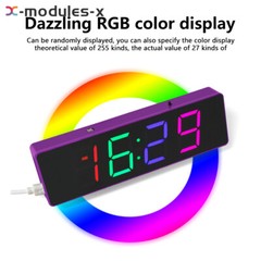 4Digit DIY Electronic Clock Kit LED Digital Clock Time Temperature Date Display
