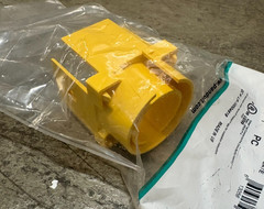 UNOPENED_PANDUIT / FIDT2X2LYL / 2X2 / 1 PORT SPILLOUT SPLIT CORRUGATED TUBING