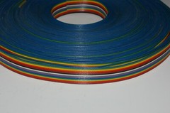 1′ Flat Ribbon Cable 28 AWG, 16 Conductor Multi-color 0.69″W