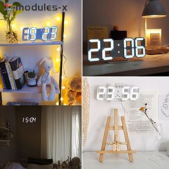 Fashion 3D LED Digital Clock Multifunction Electronic Clock Home Decoration New