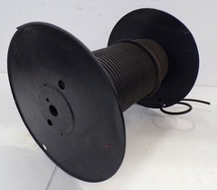 BLACK COATED COPPER WIRE, TEW UL1015, 200FT, 12 GAUGE, 600V, SIZE: .275, 2/64PVC