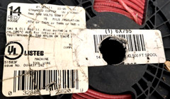RED ROUGE 500 FT. 14 AWG MACHINE TOOL WIRE COPPER MTW/THWN/THNN 6X795