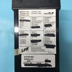 LFE Instruments 2000Temperature Controller EI37001004, MINIPUP, 116820