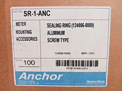 ANCHOR (THOMAS & BETTS) SR-1-ANC METER SOCKET SEALING RING (SOLD AS 1 LOT OF 67)
