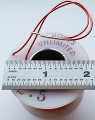 US Stock – Chokes Unlimited 2.5 mH Air Core (w/iron sleeve) Inductor 18 AWG wire