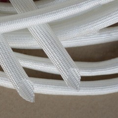 Φ1-50mm Silicon Fiber Glass Tube High Temperature Insulated Sleeving Black/White