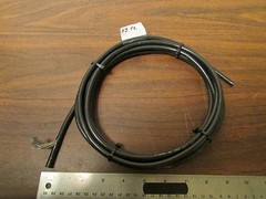 12-Foot Roll Of Thick Black Wire E-44576 105C 600V VW-1 CSA TEW LL26150