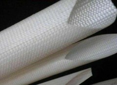 1-50mm White Fibreglass Sleeving High Temperature Fiber Glass Wire Tube 600°C
