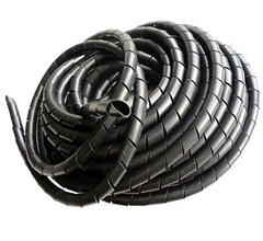 Spiral Wrap Cable Binding Tidy Leads on TV / PC / Home Cinema / CCTV Wires Hide