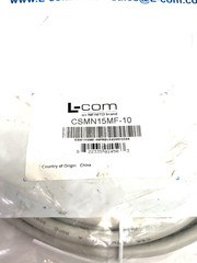L-com CSMN15MF-10 Deluxe Molded D-Sub Cable, DB15 Male / Female, 10.0 ft