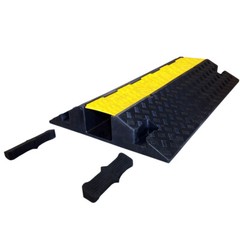 1 Channel Extreme Rubber Cable Protector – 2 Size Options – Yellow & Black