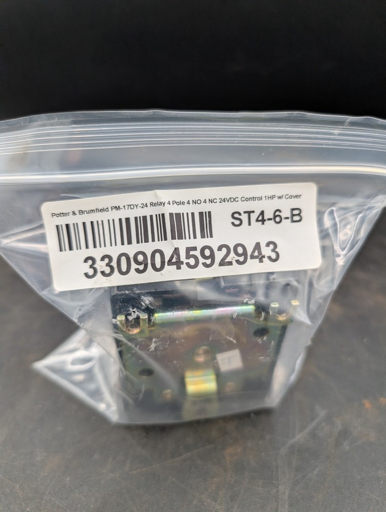 POTTER & BRUMFIELD PM-17DY-24 24V  ELECTROMAGNETIC RELAY NOS