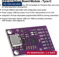 1PCS CP2112 Adapter Type-C MCU-2112 Debug Board USB to SMBus I2C Communication M
