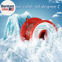 22 Gauge Flexible 2 Conductor Parallel Silicone Wire Spool Red Black High Resist