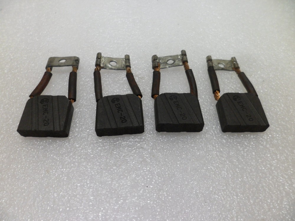 CARBON BRUSH EMC20 MOTOR BRUSH LOT OF 4 BRUSHES N.O.S. Free Shipping in USA