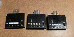Lot of 3 vintage Larus 66 Pad Attenuators 1,2,4,8,16 dB