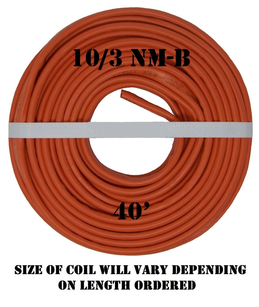10/3 NM-B x 40′ Southwire “Romex®” Electrical Cable