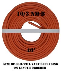 10/3 NM-B x 40′ Southwire “Romex®” Electrical Cable