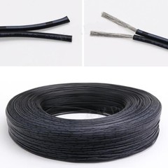 UL2648 Black/White Dual Core Parallel Stranded Cable Wire Tinned Copper 16~28AWG