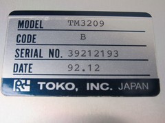 Yasnac TM3209 MEM Board Card PLC