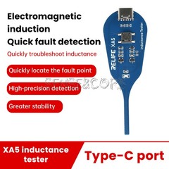 1-10pcs XA5 Motherboard Coil Tester Electromagnetic Inductor Detector Type-C