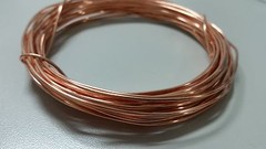 GROUND WIRE SOLID BARE 99.9 COPPER 16 AWG 25′ Jewelry Crafts Grounding USA