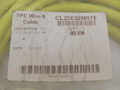 TPC Wire & Cable CL23E02M015 Heavy Duty cordset 16/3 wire 15m long M/F EXT/SET