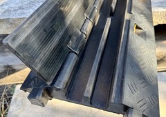 Cable Protector 2 Channel- W/Lid- Supports Vehicular Traffic 12000 LBS per Axle