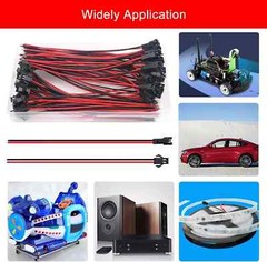 1-10 Pairs / Pcs 15cm Long JST SM 2 Pins Plug Male & Female Wire Connector Cable
