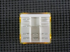 Idec RR3B-UAC120V Power Relay 3PDT 10A 120V RR Series 11 Blades – Lot of 2