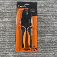 Wirefy Ratcheting Crimping Tool For Insulated Heat Shrink Connectors 22-10 AWG