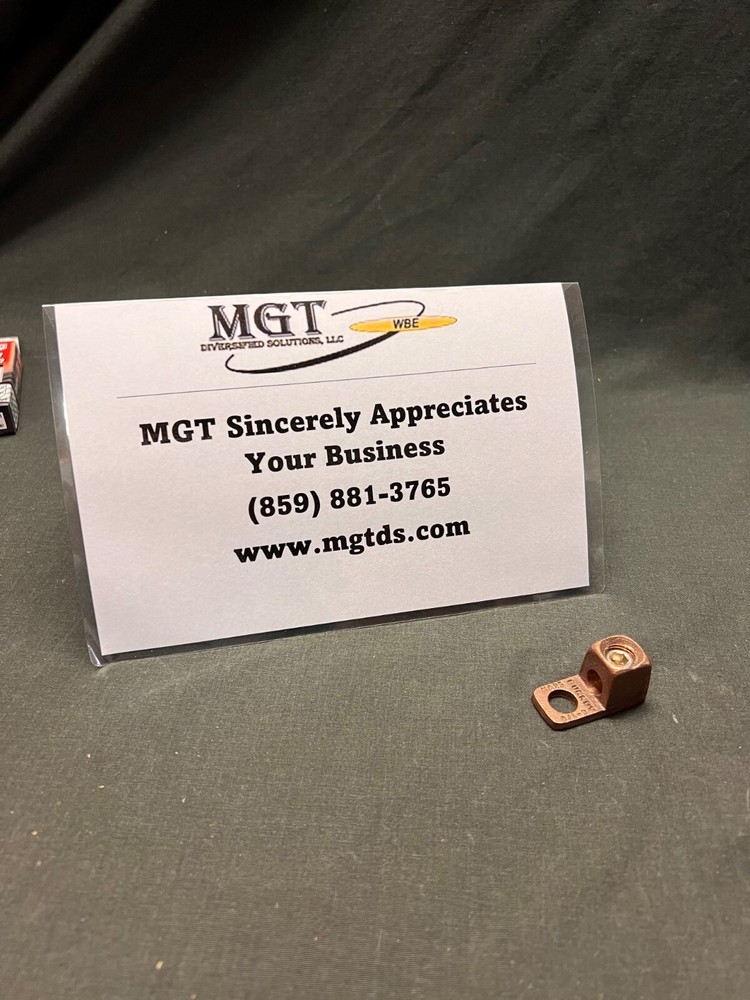 BURNDY / KA25 / COPPER TERMINAL / 1 HOLE / 4-1/0 AWG (STR) / 3/8″ STUD / 1 SCREW