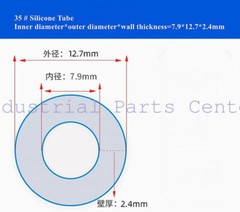 1pc 17#/5m 18#/5m 15#/5m 24#/5m 35#/5m Peristaltic Pump Special Silicone Hose