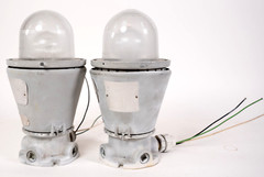 Vintage Appleton Electric Explosion Proof Light Lamp Fixture AAU-15N A-51 Series