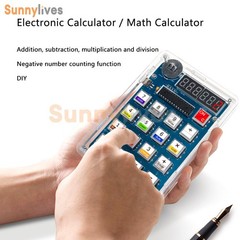 LED Digital Tube Display Calculator Electronic DIY Kit Soldering Practice Parts