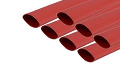 7 Lot TEMCo 9/16″ Marine Heat Shrink Tube 3:1 Adhesive Glue Lined 12″ long RED
