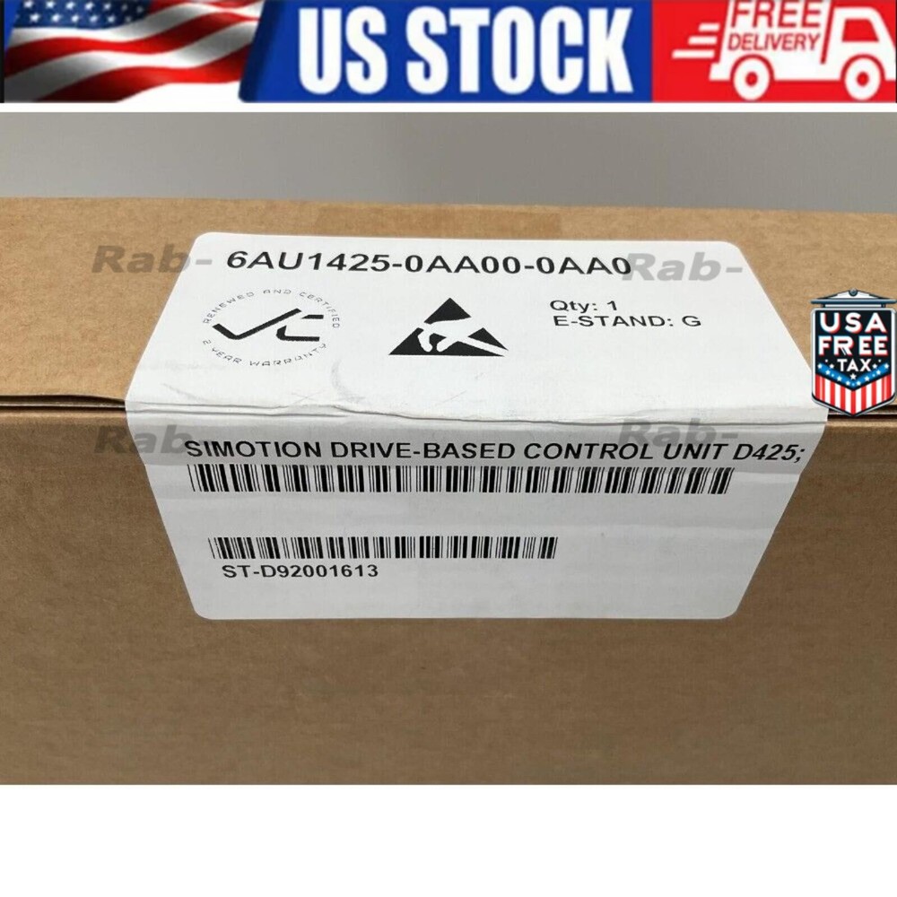 New Siemens 6AU1425-0AA00-0AA0 SIMOTION DRIVE-BASED CONTROL 6AU1 425-0AA00-0AA0