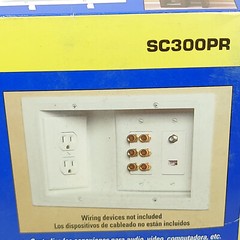 New Carlon Flat Panel TV Electrical Box SC300PR Free Shipping!