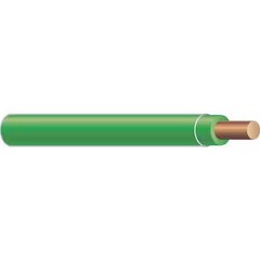Southwire 11591583 Thhn Building Wire, Copper, 12 Awg, 1C, Green, Solid, 50 Ft