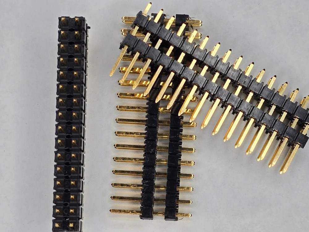 10pcs SAMTEC DW-16-15-G-D-290 32 PIN GOLD PLATED .025” SQ Board Stackers