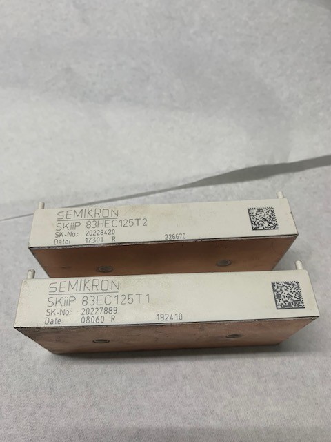 1 Pair SEMIKRON SKIIP83EC125T1 IGBT and SEMIKRON SKIIP83HEC125T1 IGBT MODULES